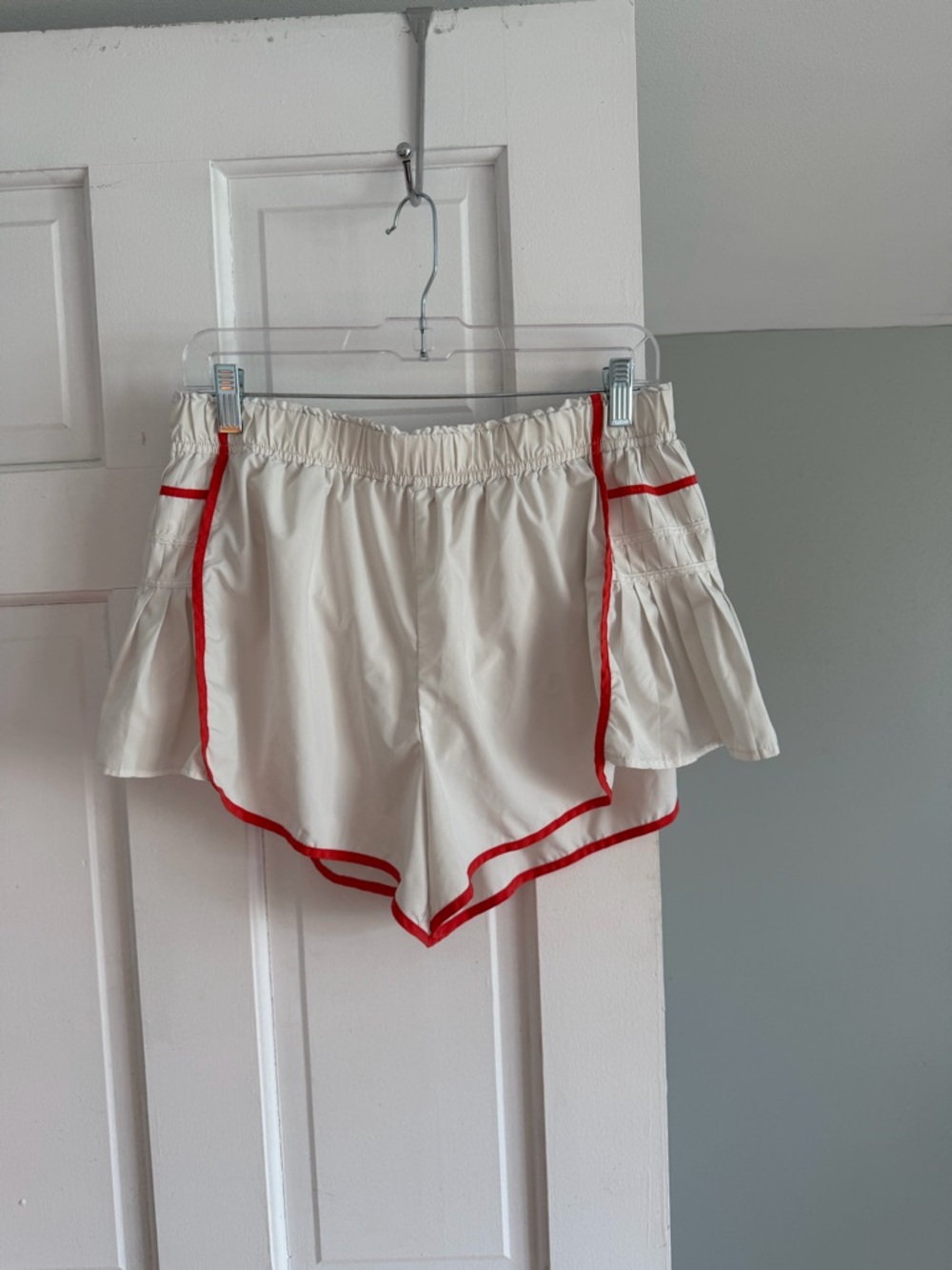 FP Movement Easy Tiger Shorts in white combo